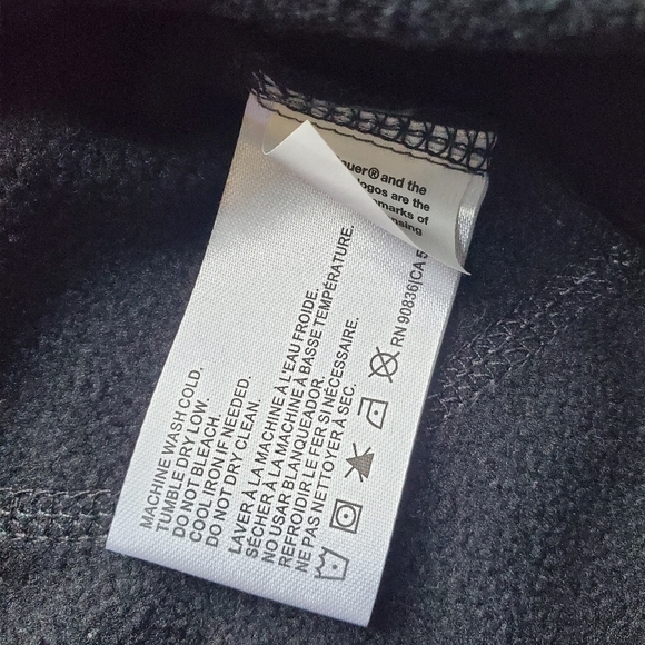 𝅺Eddie Bauer Large black women's  Full-Zip Microfleece Jacket - Picture 9 of 13